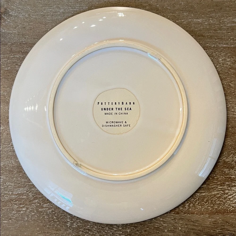 Pottery Barn Under The Sea Plate